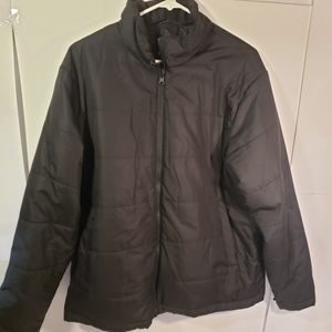 Hawk and Co Mens Medium Black Jacket Coat Water Resistant